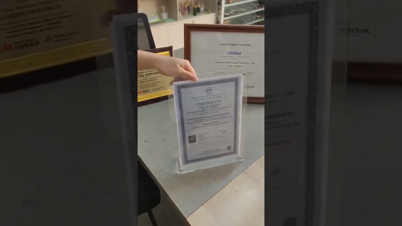 FSC CERTIFICATION---ARRIVED 