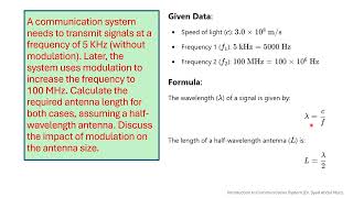 Tutorial  9 1  Concept of Modulation    Introduction to Communication System