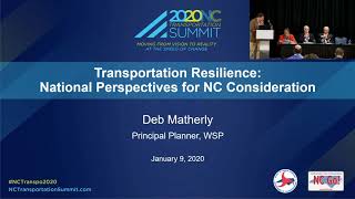 2020 NCDOT Transportation Summit - Building for Resiliency
