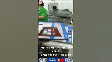 Fast, Firm & Flawless Stitching | 2 Piece Joint Box Stitching Machine by Nagpal Industries