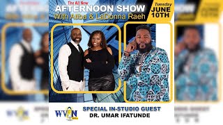 Dr Umar Ifatunde is in studio at WVON Chicago