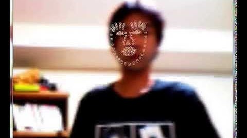 Video demo of Adobe AIR sample application by the AIR Native Extension library of KinectFaceTraking