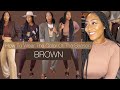 How To Wear The Color Of The Season | BROWN!