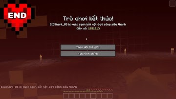 tạm biệt... minecraft hardcore