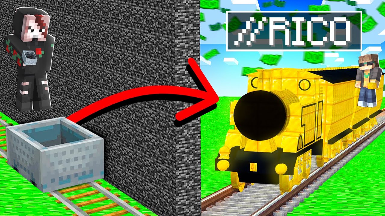 Hice TRAMPAS en RETO de CONSTRUCCIÓN con //RICO en MINECRAFT