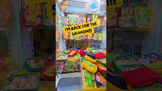 I'm back for the Salmon!!! @funclaw4260 #ClawMachine #FunToys #LoHei #YuSheng