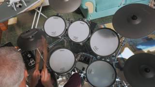 Go West 'Dont Look Down' Drum Cover. Roland TD-30