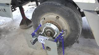 Wheel puller for HD truck, Bus and Trailer 24", 22,5”, 19,5” and 17,5” size