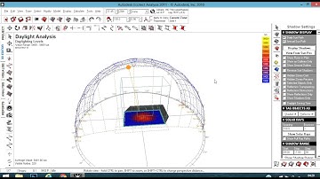 Ecotect Daylight analysis tutorial