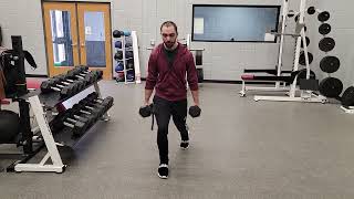 Unity Fitness - 2 DB Oscillating Split Squat (Disadvantage Position)