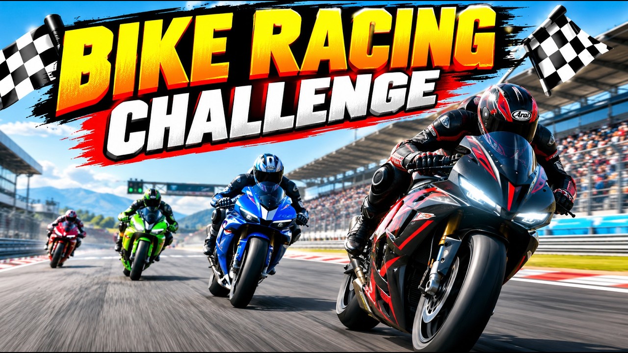Bike racing challenge part 1 in mountain - YouTube