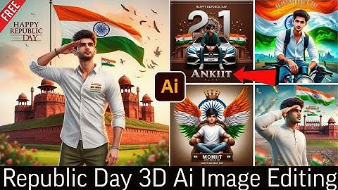 26 January Republic day Flag image generator | Bing ai image creator | #republicday