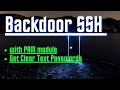 Backdoor SSH Service - Get Clear Text Passwords
