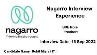 #7 Nagarro interview experience 2022 | #Nagarro #SDE #interview #latest Nagarro interview #Latest