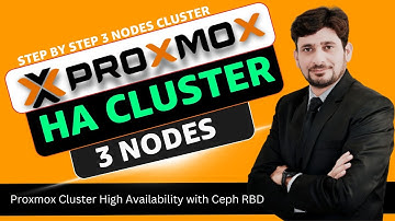 How to Create a 3-Node Proxmox Cluster for High Availability | Step-by-Step Guide