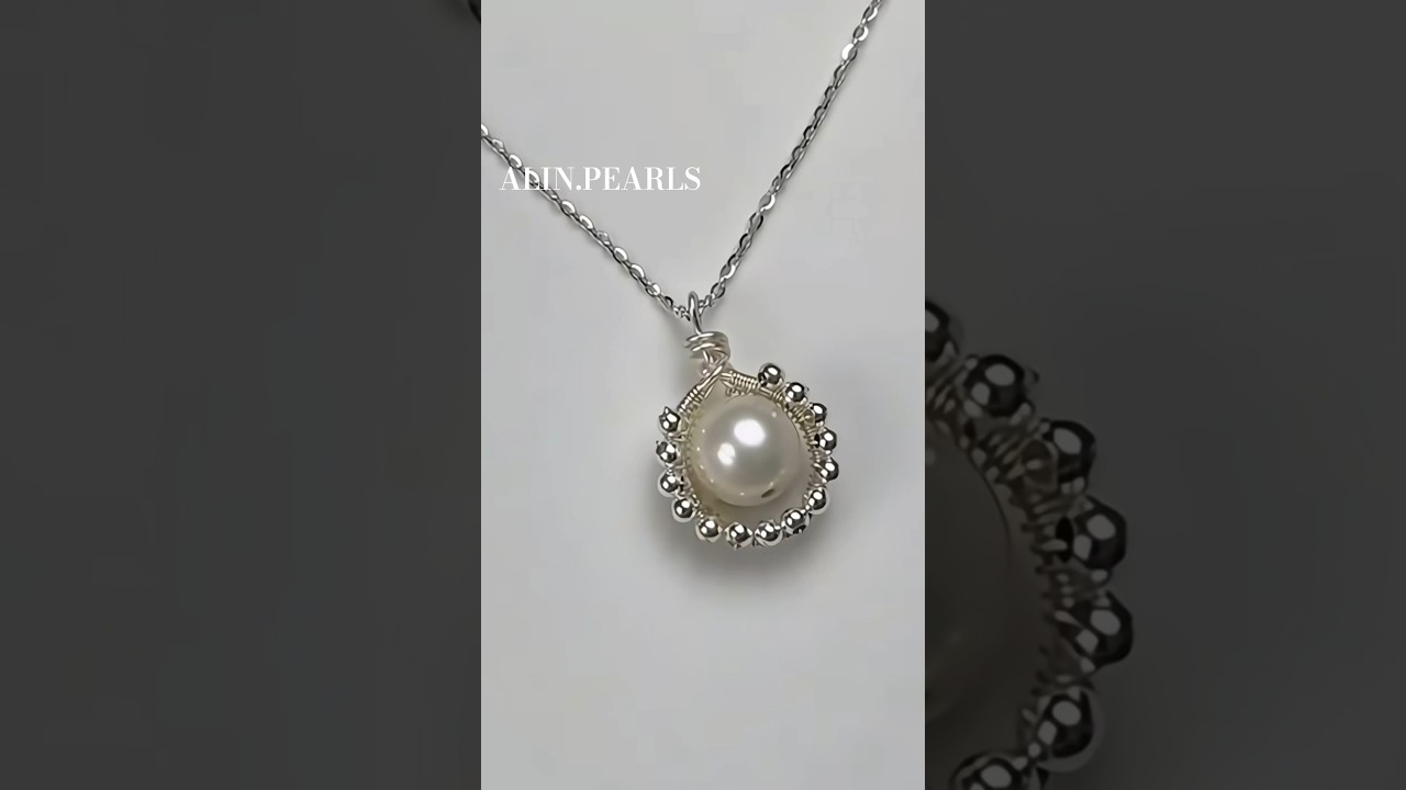 Handmade for pearl pendant jewelry idea 