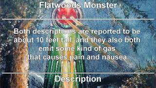 Real Life Myths - Flatwoods Monster