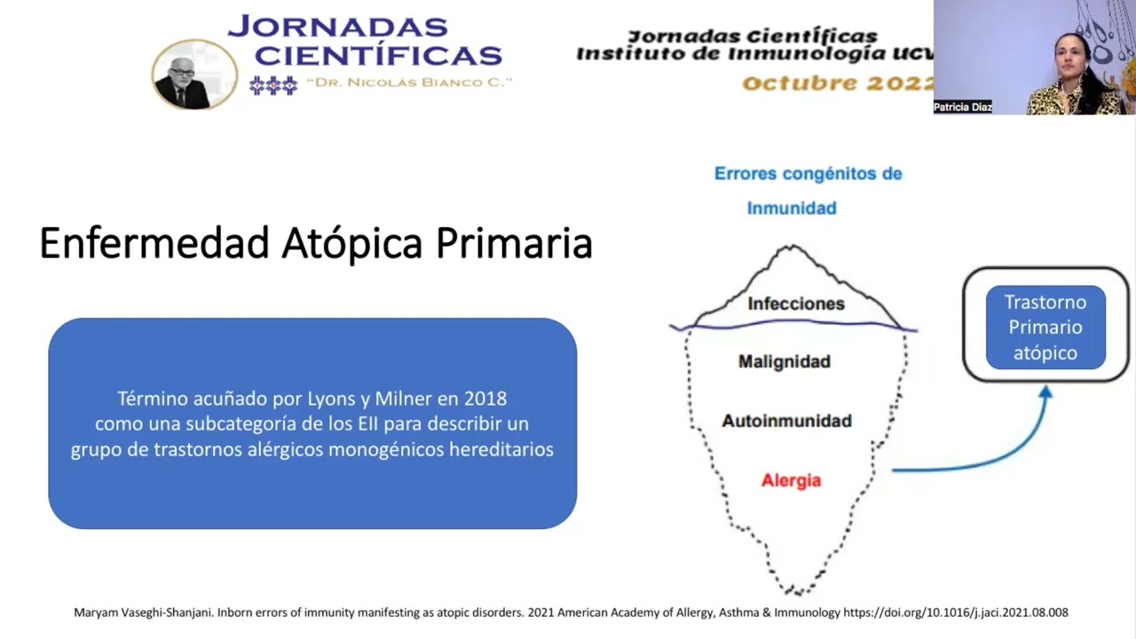 Manifestaciones atópicas de los errores innatos de la inmunidad - Dra. Mariana Fuentes