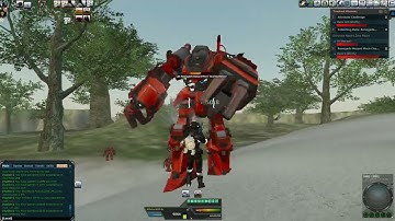 Hunting Codex Hazard Mech, Planet Cyrene Entropia Universe