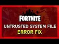 Fortnite Easyanticheat Unknown File Version