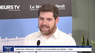 Décideurs du Droit - Fairlight Avocats - Lauréat du Palmarès du Droit - Lyon 2020