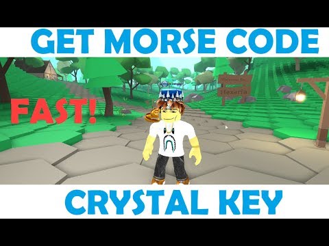 Roblox Crystal Key Morse Code