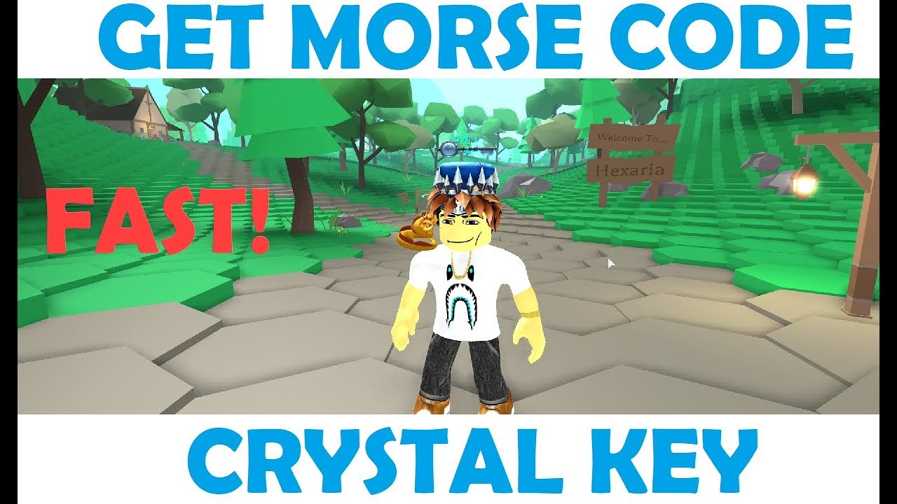 Roblox Ready Player One Event Easily Get The Morse Code Crystal Key Youtube - morse code table roblox