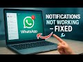 Fix WhatsApp Desktop App Notifications Not Working - Step by Step