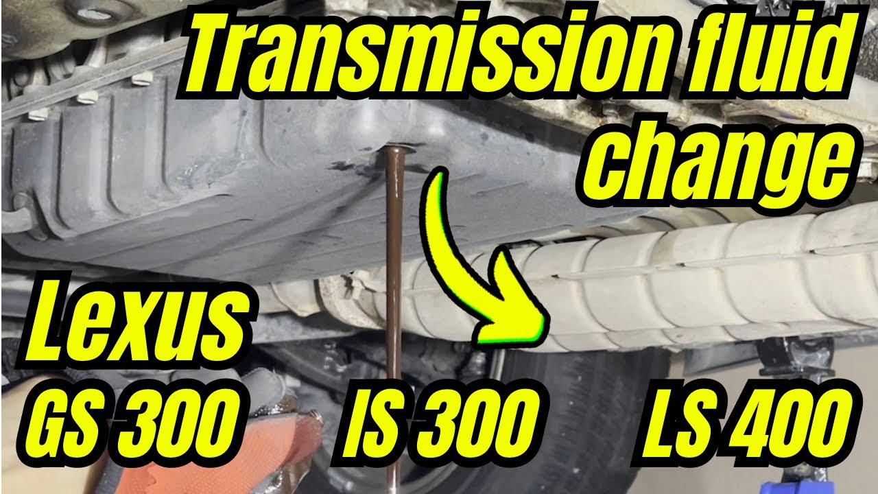 How to change transmission fluid on a Lexus GS 300 | A650E (IS 300, LS