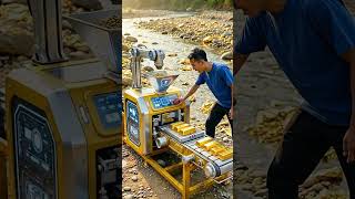 🤖✨ The Future of Gold Mining is HERE!#FuturisticTech #GoldMining #Innovation #AdvancedTechnology