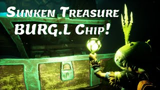 How To find the Sunken Treasure BURG.L Chip!