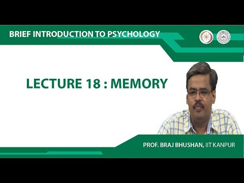 Lecture 18 : Memory