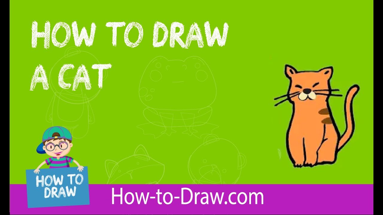 How to Draw a Cat Step by Step (Easy for Beginners) #howtodraw #drawing ...