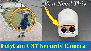 EufyCam C37 Complete Installation, Setup And Review. 2K Security Camera With AI Tracking.