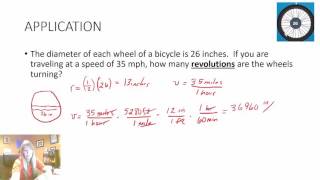 MAT1093 Linear and Angular Speed