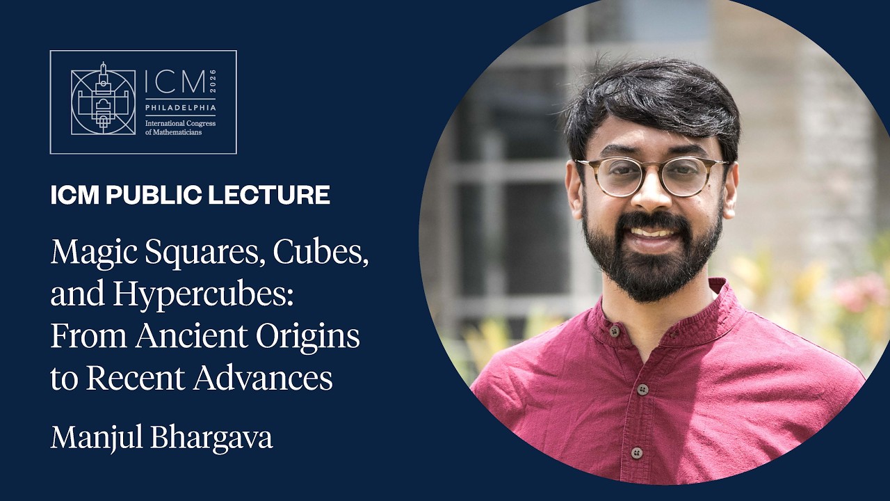 ICM 2026 Public Lecture - Manjul Bhargava
