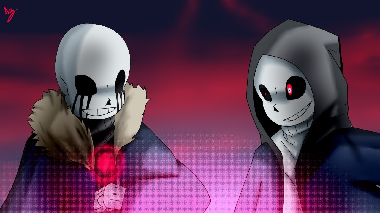 Killer Sans Vs OuterDust Sans ( Full Fight ) 