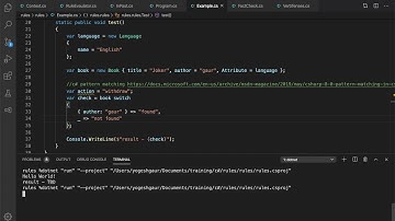c#8 pattern matching switch in 6 min