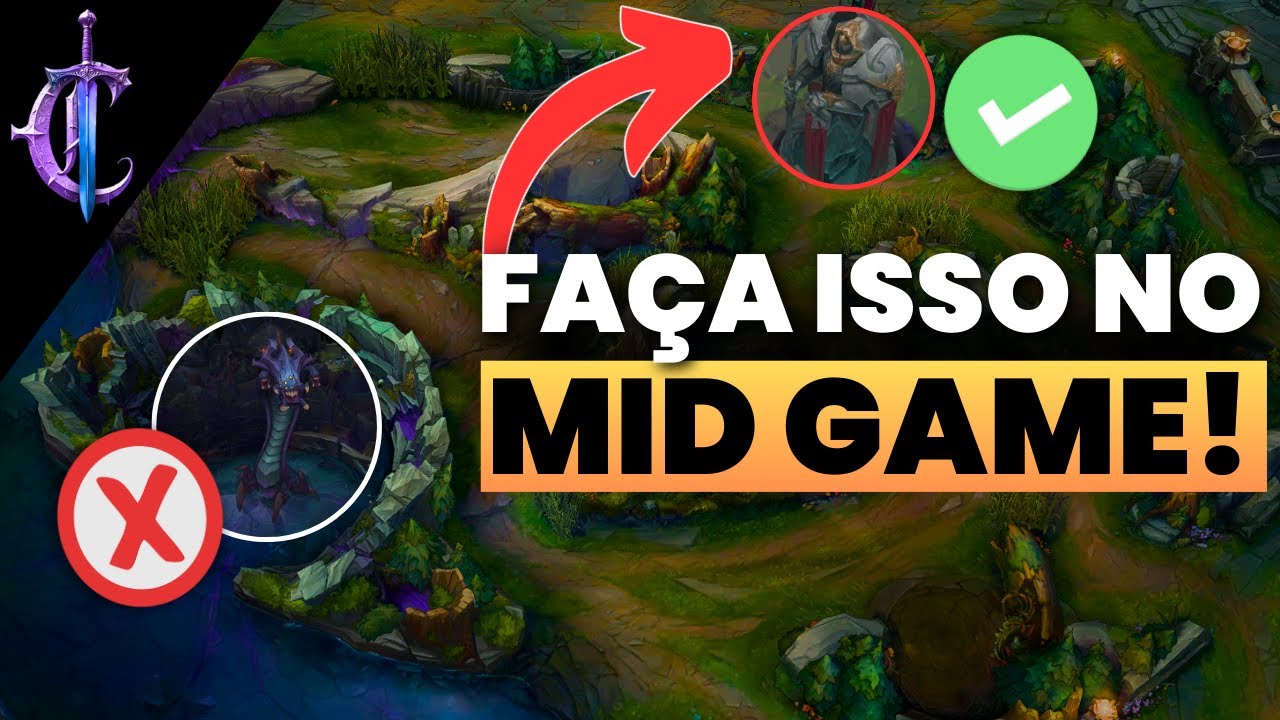 Melhores Estratégias para o MIDGAME como Jungler!