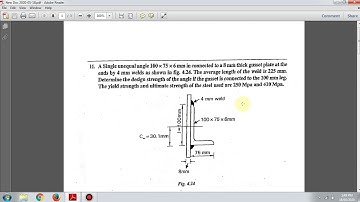 DESIGN OF TENSION MEMBER PROBLEM WITH WELD 2