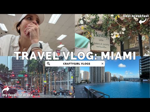 VLOGTOBER DAY 10 | Travel With Me to Miami ✈️ | Exploring Florida & Food & Fall Sunshine!