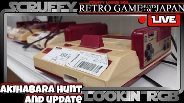 Live Akihabara Hunting & Channel Update Retro Game Hunts of Japan