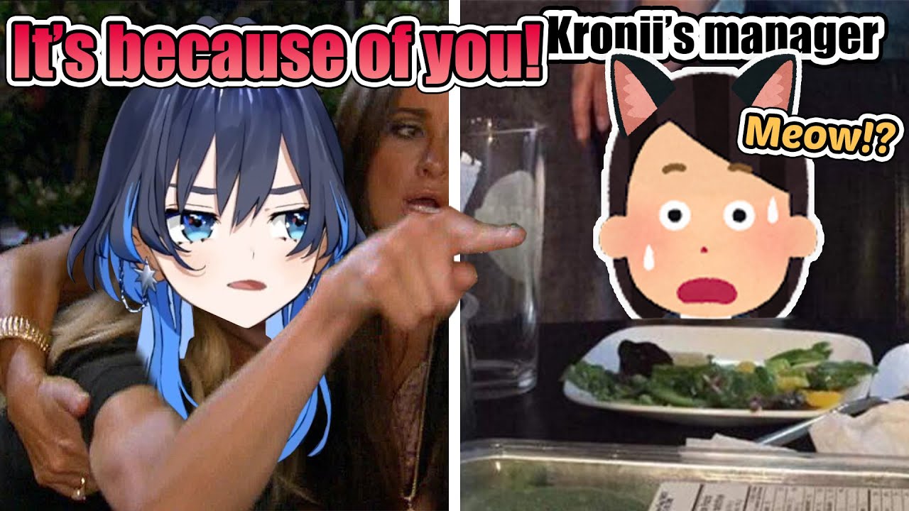 Kronii Blames Kroma that She Can't Escape the Pet Play Allegations