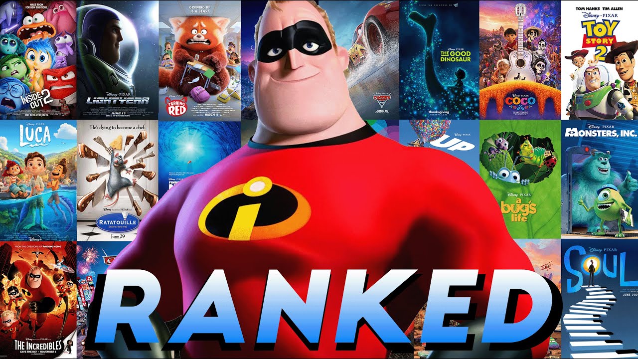 All 28 Pixar Movies Ranked