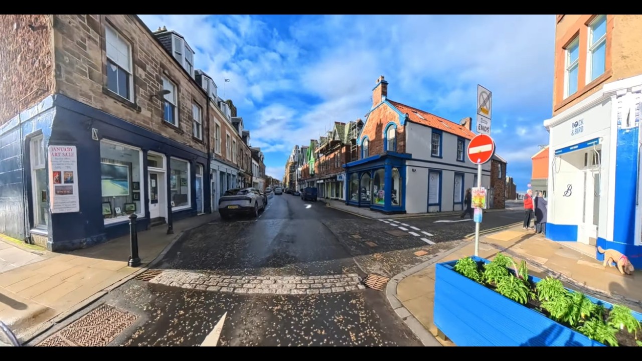 Drift Cafe to North Berwick on Super Meteor 650