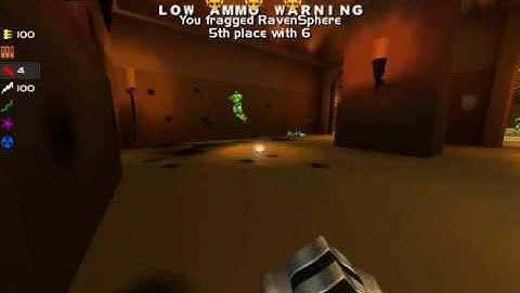 TurboLaffe playing Quakelive , Free For All