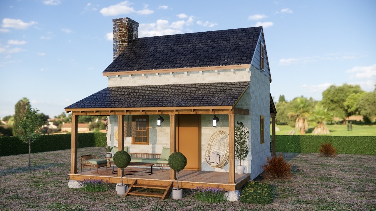 🏡 Cozy 20x32 ft Loft Tiny House Cottage Tour | Small Home Living with Big Charm!