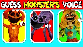 Guess the MONSTER'S VOICE | Poppy Playtime Chapter 3 | Catnap, The Smiling Critters | MSM