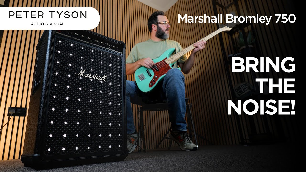 Marshall Bromley 750 : Coolest Party Speaker EVER!! - YouTube