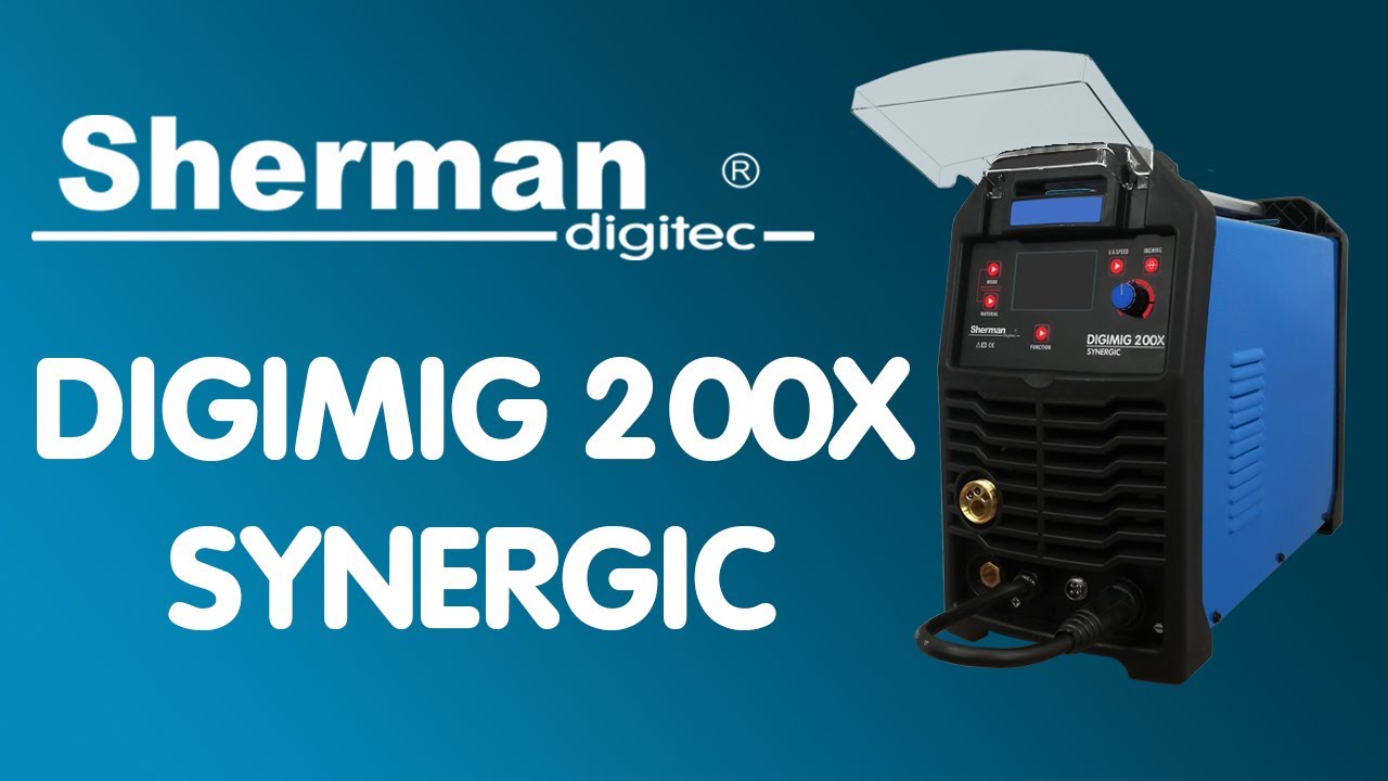 Spawarka Sherman DIGIMIG 200X Synergic - zestaw